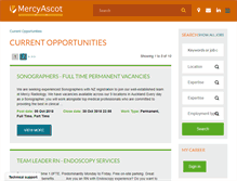 Tablet Screenshot of careers.mercyascot.co.nz